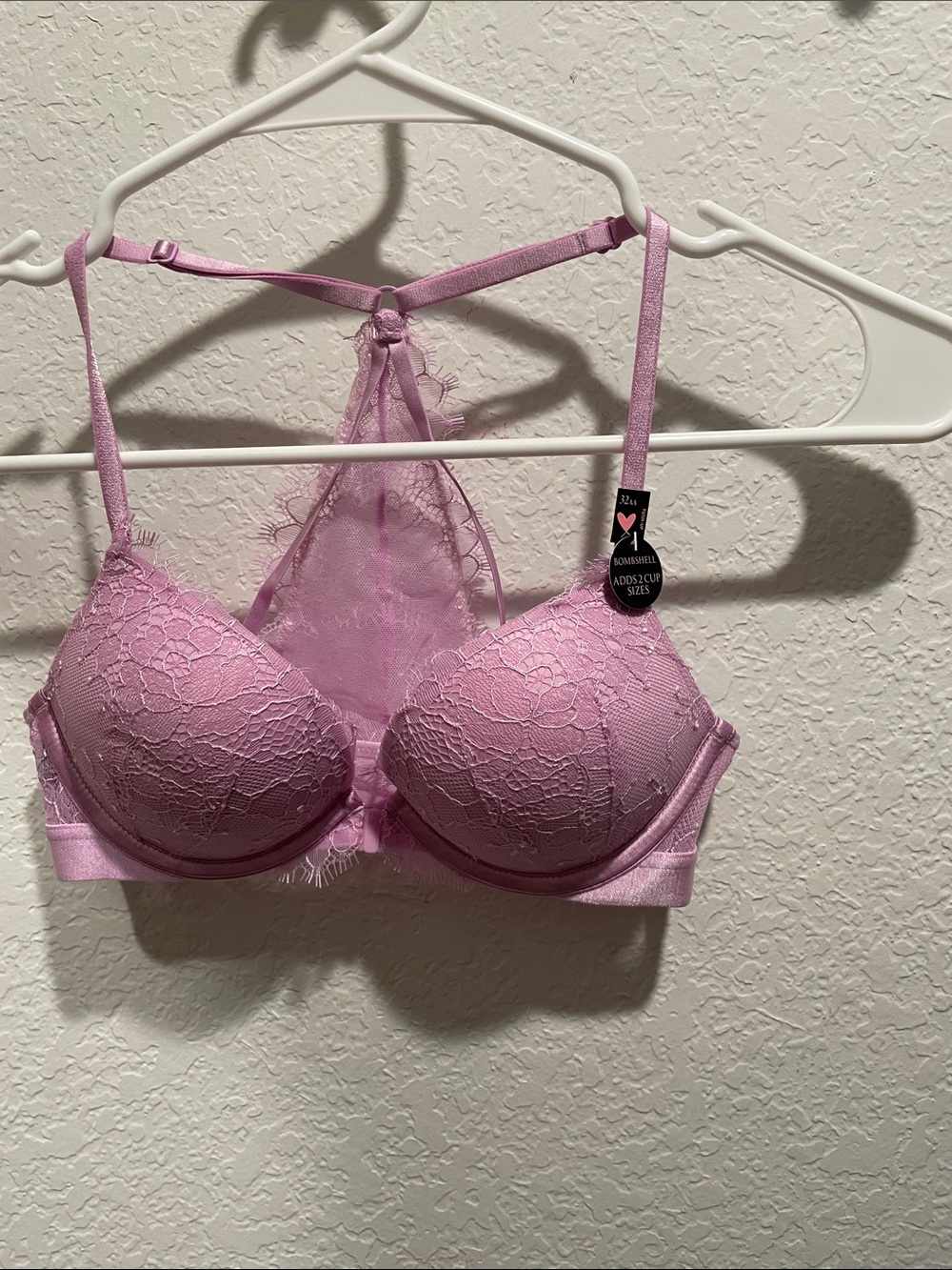Victoria's Secret Lavender Lace Push-Up Bralette